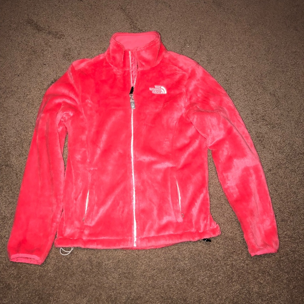 Peach Fleece North Face Jacket